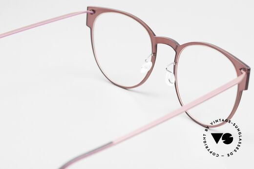 Lindberg 6559 NOW Vintage Designerbrille Damen, ungetragenes Designerstück mit original Lindberg Etui, Passend für Damen