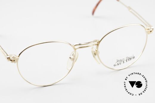 Jean Paul Gaultier 55-4176 Designerbrille Panto Style, KEINE Retro-Mode; ein ca. 30 Jahre altes ORIGINAL!, Passend für Herren und Damen