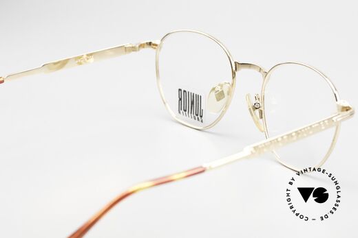 Jean Paul Gaultier 57-3178 22kt Vergoldete Panto Brille, orig. DEMO-Gläser können beliebig ersetzt werden, Passend für Herren und Damen