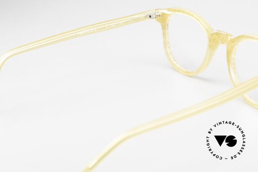 Lesca Pantos 2 Gemusterte Brille Für Damen, ungetragen (wie alle unsere Lesca Brillenfassungen), Passend für Damen