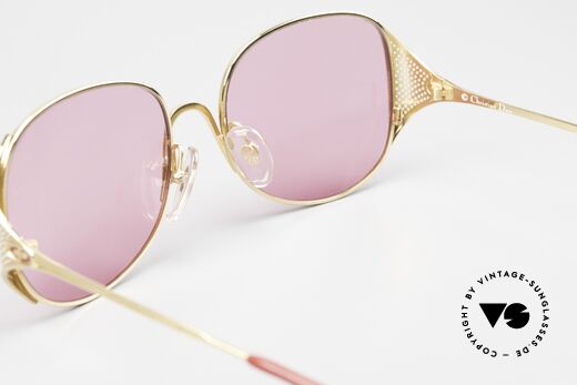 Christian Dior 2362 Damen Sonnenbrille In Pink, Sonnengläser sind ggf. durch optische austauschbar, Passend für Damen