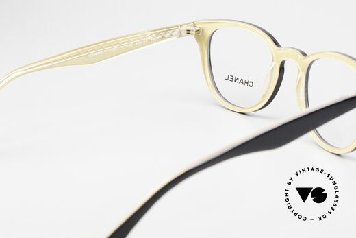 Chanel 3364 Designer Brille Schwarz, die DEMO-Gläser können beliebig getauscht werden, Passend für Herren und Damen