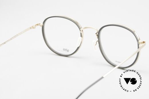 Götti Deek Pantobrille aus Titanium, Größe: medium, Passend für Herren und Damen