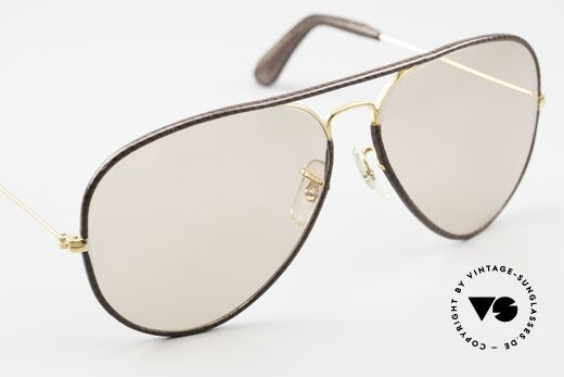 Ray Ban Large Metal II Selbstabdunkelnde Gläser, MINI-Defekt am Leder (Rückseite): siehe letztes Foto, Passend für Herren