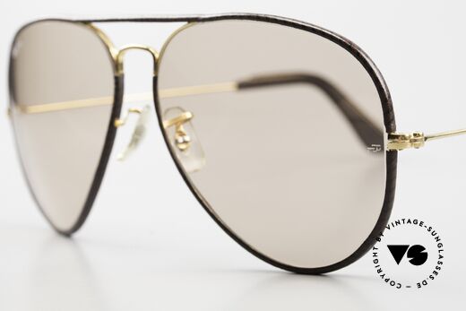 Ray Ban Large Metal II Selbstabdunkelnde Gläser, KEINE Retrobrille, sondern ein kostbares 80er Original, Passend für Herren