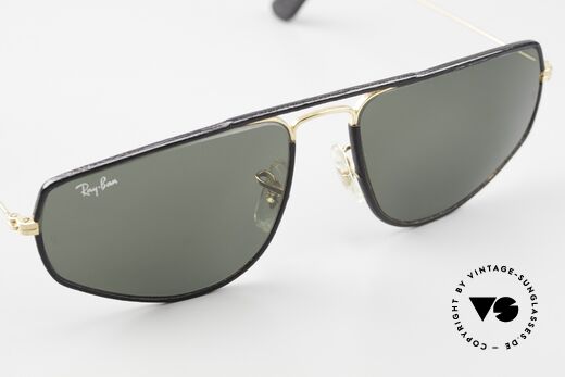 Ray Ban Fashion Metal 3 Limited Leder Edition 80er, Größe: medium, Passend für Herren und Damen