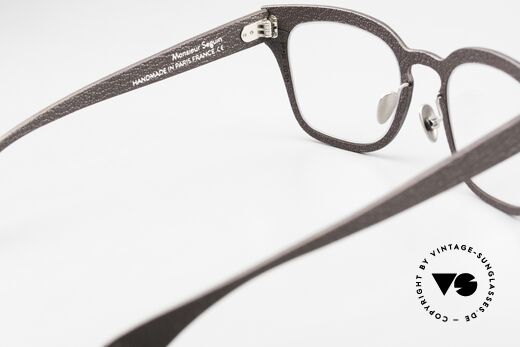 Lucas de Stael Monsieur Seguin 03 Eckige Pantobrille Leder, diese Fassung ist beliebig verglasbar (gleitsichtfähig), Passend für Herren
