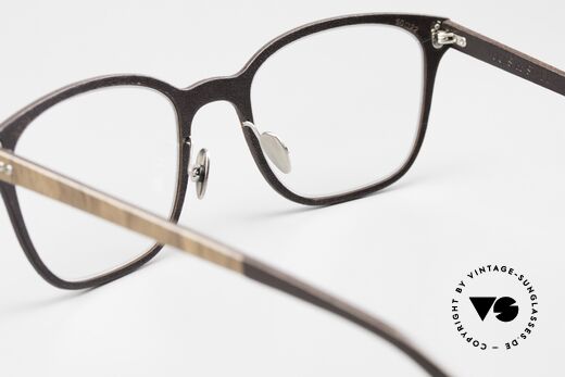 Lucas de Stael Nemus Thin 09 Luxus Brille Holz & Leder, Größe: medium, Passend für Herren und Damen Lucas de Stael Nemus Thin 09 Luxus Brille Holz & Leder, Größe: medium, Passend für Herren und Damen