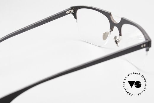 Lucas de Stael Minotaure Thin 15 Nylor-Brille Lederüberzug, diese Fassung ist beliebig verglasbar (gleitsichtfähig), Passend für Herren