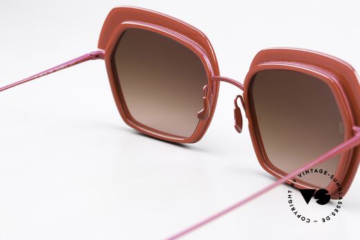 Caroline Abram Warda Sehr Feminine Sonnenbrille, Größe: large, Passend für Damen