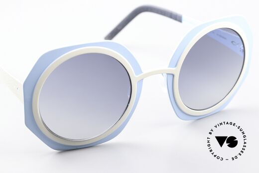 Blackfin Coral Cove Titanium Brille Aus Italien, ungetragenes Exemplar aus dem Jahre 2019; Vertu, Passend für Damen