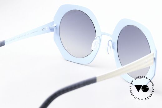 Blackfin Coral Cove Titanium Brille Aus Italien, Größe: large, Passend für Damen