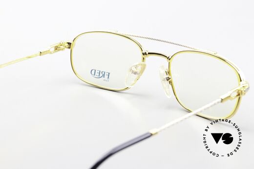 Fred Fregate - M Luxus Seglerbrille M Fassung, KEIN RETRO; ein kostbares Original; Medium Gr. 53/19, Passend für Herren