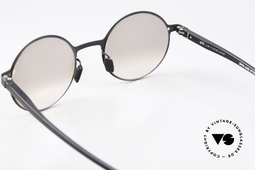 Götti Tamal-S Runde Titan Sonnenbrille, die Sonnengläser können ggf. auch getauscht werden, Passend für Herren und Damen