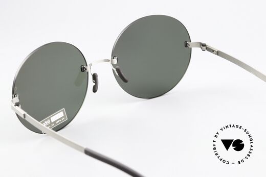 Götti Perspective PRS02 Randlose Sonnenbrille, dunkelgrüne Sonnengläser für 100% UV Protection, Passend für Herren und Damen