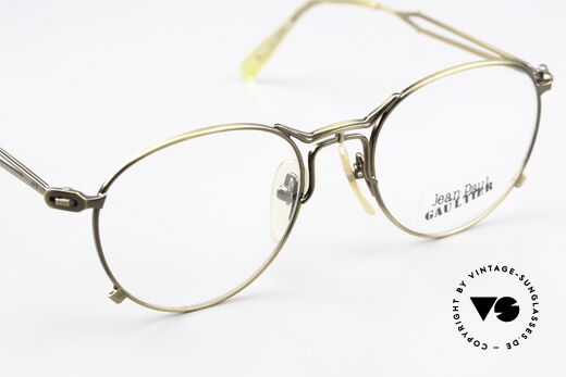Jean Paul Gaultier 55-2177 Gebranntes Gold Rahmen 90er, KEINE RETRObrille; ein ORIGINAL von 1996; Gr. 51/19, Passend für Herren und Damen