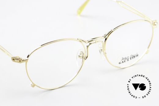 Jean Paul Gaultier 55-2177 Rare Brille Large Size 51mm, KEINE RETRObrille; kostbares 90er ORIGINAL; Gr. 51/19, Passend für Herren und Damen