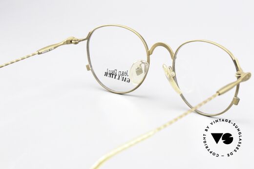 Jean Paul Gaultier 55-2172 Runde Vintage Brille 90er, KEINE Retrobrille, sondern 100% vintage Original, Passend für Herren und Damen