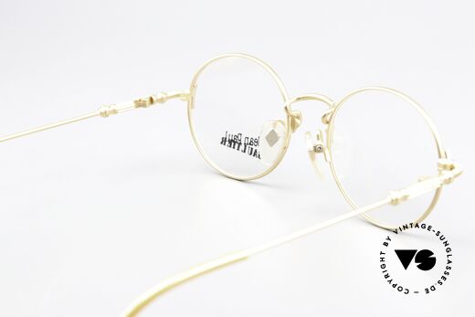 Jean Paul Gaultier 55-6109 Runde Vintage Brille 90er, KEINE RETRObrille, ein kostbares ORIGINAL von 1997, Passend für Herren und Damen