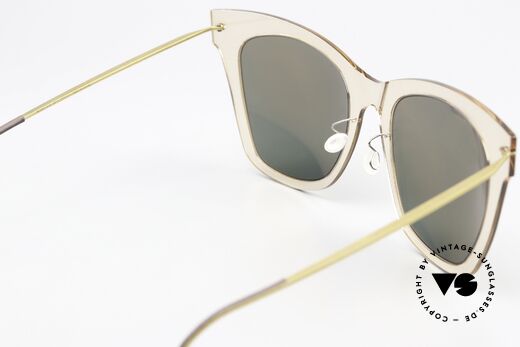 Lindberg 8318 NOW Transparent & Verspiegelt, ungetragenes Designerstück + original Lindberg Etui, Passend für Damen