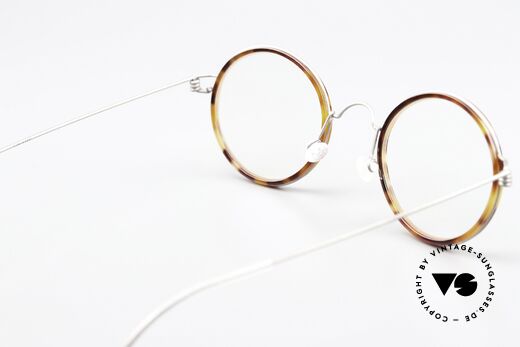 Lindberg Harley Air Titan Rim Runde Brille Damen & Herren, Fassung kann beliebig (optisch / Sonne) verglast werden, Passend für Herren und Damen