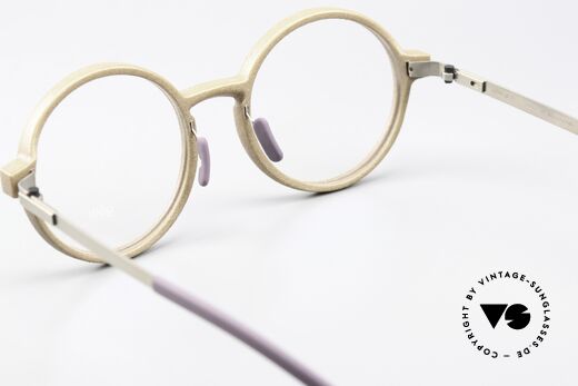 Götti Dumu Runde Brille Kleine Köpfe, die DEMO-Gläser können beliebig getauscht werden, Passend für Herren und Damen