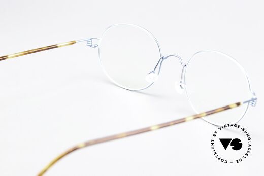 Lindberg York Air Titan Rim Ovale Brille Titanium Unisex, eleganter Rahmen ohne Schrauben, Nieten od. Lötungen, Passend für Herren und Damen