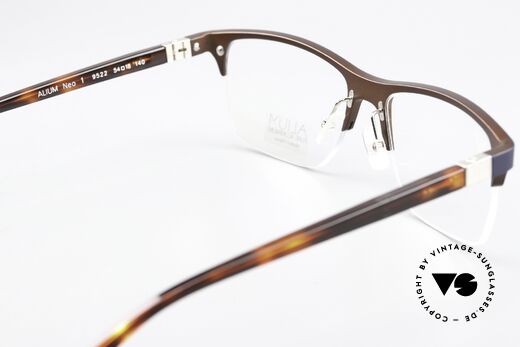 Face a Face Alium Neo 1 Herrenbrille Halbrand Nylor, rares, ungetragenes Exemplar aus dem Jahre 2016, Passend für Herren