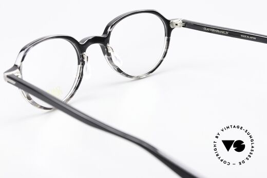 Clayton Franklin 759 Unisex Brille Made In Japan, ein ungetragenes Modell aus der 2017 Kollektion, Passend für Herren und Damen
