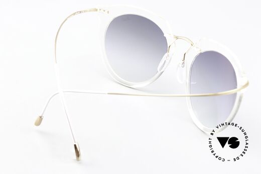 Silhouette 9909 Kristallklare Sonnenbrille, Retromode mit expressivem Futurismus von 2017, Passend für Damen