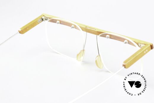 P. Klenk Bauhaus Vintage Brille Bauhaus Stil, DEMOgläser sind beliebig austauschbar (inkl. Etui von RS), Passend für Herren