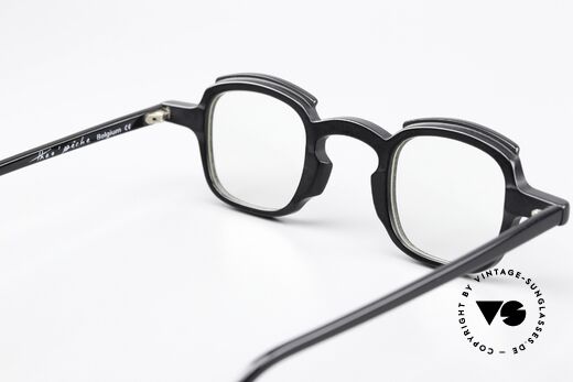 Theo Belgium Peche Eckige Designerbrille 90er, sozusagen: eine Designer-Brille mit Symbol-Charakter, Passend für Herren und Damen