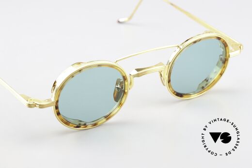 Jacques Marie Mage Ringo 2 Beta Titan Sonnenbrille Rund, stilvoller & besser geht's nicht; nur 450 Stk. weltweit, Passend für Herren und Damen