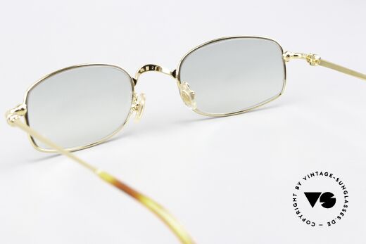 Cartier Sadir 22kt Thin Rim Collection, KEINE RETRObrille; 1999er Original mit orig. Verpackung, Passend für Herren und Damen