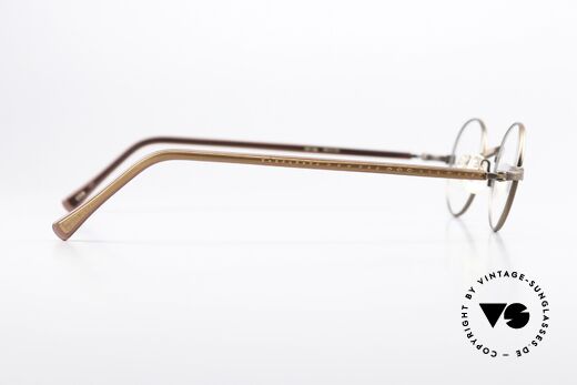 Matsuda 10136 Oval Runde Vintage Brille, ungetragenes Einzelstück für Leute, die sowas schätzen, Passend für Herren und Damen