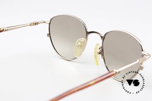 Jean Paul Gaultier 57-2276 90er Vintage Sonnenbrille, bronze Fassung & Sonnengläser in braun-Verlauf, Passend für Herren und Damen