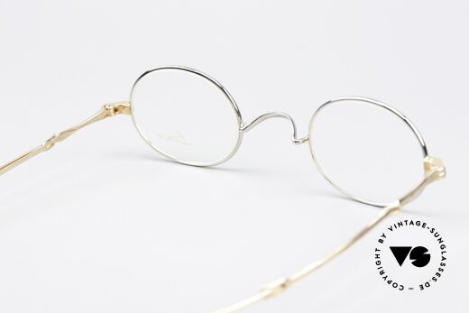 Lunor I 10 Telescopic Platin Plattiert & Rosé Gold, edle, platin-plattierte Front mit Bügeln in Rosé-Gold, Passend für Herren und Damen