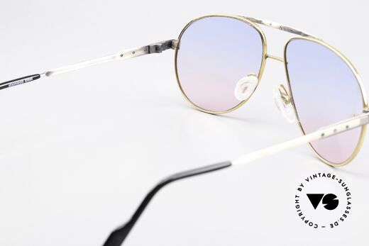 Alpina M1F771 Sonnengläser Babyblau-Pink, KEINE retro Brille; ein circa 25 J. altes ORIGINAL, Passend für Herren