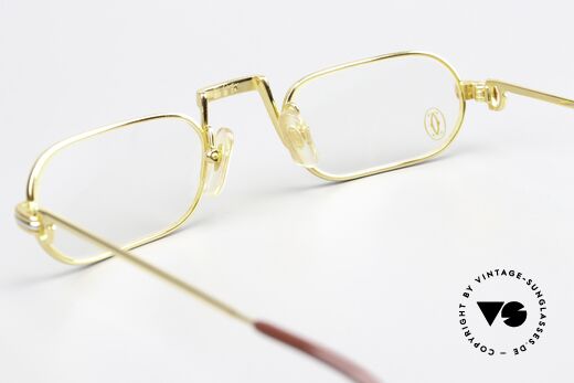 Cartier Demi Lune LC - M Bekannteste Größe Von 1987, KEINE RETRObrille; ein 35 Jahre altes vintage ORIGINAL, Passend für Herren und Damen Cartier Demi Lune LC - M Bekannteste Größe Von 1987, KEINE RETRObrille; ein 35 Jahre altes vintage ORIGINAL, Passend für Herren und Damen