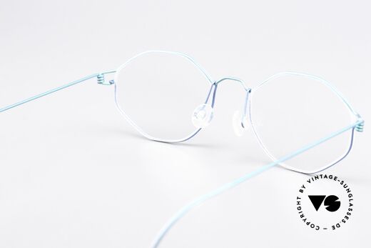 Lindberg Gamma Air Titan Rim Rahmen Bicolor Grün Blau, eleganter Rahmen ohne Schrauben, Nieten oder Lötungen, Passend für Herren und Damen