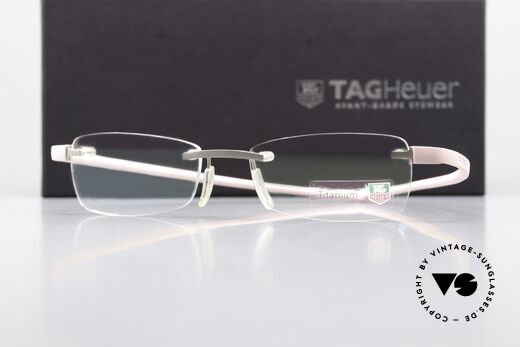 Tag Heuer 3107 Reflex Titan Luxusbrille Randlos, KEINE Retrobrille, sondern ein Original von 2004, Passend für Herren Tag Heuer 3107 Reflex Titan Luxusbrille Randlos, KEINE Retrobrille, sondern ein Original von 2004, Passend für Herren