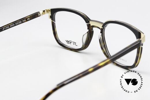 JF Rey JF1392 Metall Und Kunststoff Brille, hier ein sehr markantes Aluminium Modell von 2019, Passend für Herren und Damen