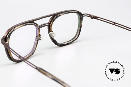 JF Rey JF2753 Markante Beta Titanium Brille, natürlich ungetragen in Top-Qualität, made in France, Passend für Herren