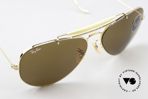 Ray Ban Outdoorsman Super Seltene 58mm Größe, ungetragen mit vollständiger OVP; Sammlerbrille, Passend für Herren und Damen