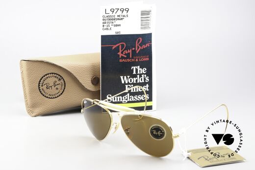 Ray Ban Outdoorsman Super Seltene 58mm Größe, Größe: medium, Passend für Herren und Damen