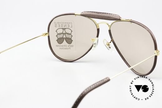 Ray Ban Outdoors Leathers Lederbrille 58mm Automatikglas, Größe: medium, Passend für Herren und Damen