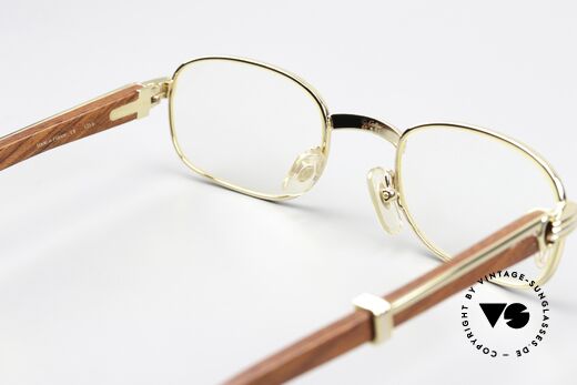 Cartier Breteuil Edelholz Luxusbrille 90er, KEINE Retrobrille; Cartier Original der späten 90er, Passend für Herren und Damen