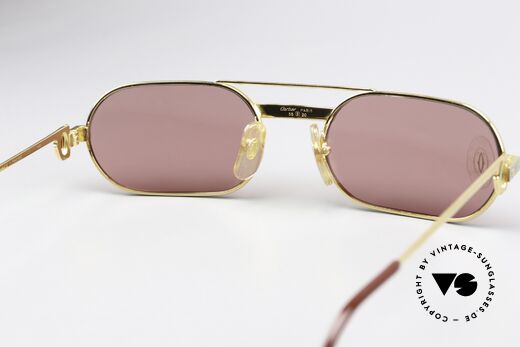 Cartier MUST Santos - M David Bowie 80er Brille, KEIN RETRO; ein 40 Jahre altes vintage ORIGINAL, Passend für Herren