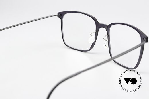 Lindberg 6522 NOW Front Blaugrau Transluzid, ungetragenes Designerstück mit original Lindberg Etui, Passend für Herren und Damen