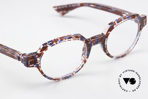 Piero Massaro 432 Gemusterte Designerbrille, die Fassung ist beliebig verglasbar (gleitsichtfähig), Passend für Herren und Damen